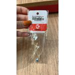 Pulseira Olho Grego Gota Branco Azul Claro Pendurado Banhado A Prata 925