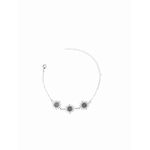 Pulseira Três Sol Chapada Banhado A Prata 925