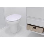 Assento Sanitário TPK/AS Astra Branco Almofadado