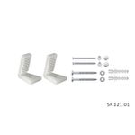 Kit Bacia com Caixa Acoplada Axis Branco Deca + Complementos de Instalação e Assento