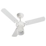 Ventilador de Teto Tron Marbela 110v / 127v Branco Pás Branca