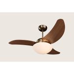 Ventilador Solano 110/127V Tron Cobreado/Verniz