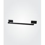 Porta Toalha Rosto Perflex Dom Preto Fosco 12132824