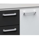 Toucador Cozimax Roma Branco/Preto 0,60