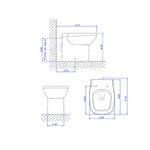 Bacia Convencional Deca Flex P38.17 Branco