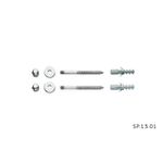 Kit Bacia com Caixa Acoplada Quadra Branco Deca + Complementos de Instalação e Assento