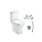 Kit Bacia com Caixa Acoplada Boss Branco Incepa + Complementos de Instalação e Assento