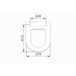 Assento Sanitário Almofadado Branco Calypso TCP/K Astra