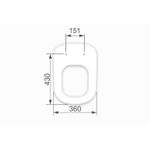 Assento Sanitário Branco Vouge Plus Almofadado TVG/K GE-17