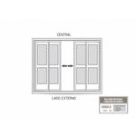 Porta de Correr Central 4f Alm Lucasa Facilita Gde Quadrad 2,13x2,0 1775.0