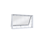 Janela Maxim Ar de Aço 60X80 com Grade Quadrada Lucasa Facilita