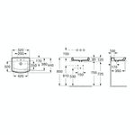 Cuba de Apoio 520 x 440mm Hall Branco - Roca - B327882001