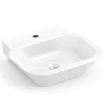 Cuba de Apoio 460 x 440mm com Mesa Debba Classic Branco - Roca - B327299001 