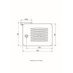 Saboneteira Like Square - Cromada 12131310