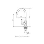 Torneira para Lavatório de Bancada Mais Perflex 1196 C44 10746210 