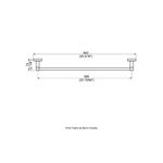 Porta Toalha Banho Quadra Perflex Cromado 12120410