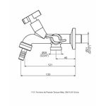 Torneira Para Tanque/Máquina Dn15-20 Perflex Metais 1131 C22