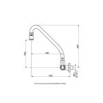 Torneira Para Cozinha Parede Mais Dn15-20 - Perflex Metais