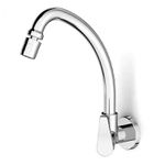 Torneira para Cozinha de Parede Bica Móvel com Arejador Articulado Suíte Cromado - Incepa - B5008I3CRB 
