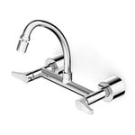 Misturador para Cozinha de Parede Bica Móvel com Arejador Suíte Cromado - Incepa - B5006I3CRB 