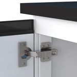 Gabinete de Cozinha para Pia 180 em Aço Gaia 3 Portas Branco - Cozimax