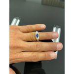 Anel de Formatura Masculino em Ouro 18K com Diamantes e Pedra Natural