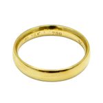 Alianças de ouro 18k Abaulada Anatômica 10.0g 3.8mm
