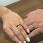 Alianças de ouro 18k Abaulada Anatômica 10.0g 3.8mm