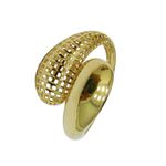 Anel em Ouro 18k 750 Serpentes Filigrana 2.6g 19mm