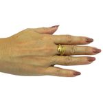 Anel em Ouro 18k 750 Serpentes Filigrana 2.6g 19mm