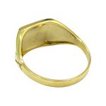 Anel Origem em Ouro 18k Xadrez com 5.0g 10.0mm