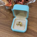 Anel de Ouro 18k com Oração e Sagrado Coração 8.5mm