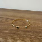 Bracelete em Ouro 18k de Esmeraldas 6.0g 5.0mm