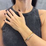 Bracelete em Ouro 18k Life Stiles Feminino 22,2g 9.0mm
