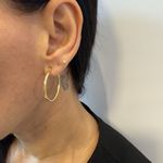 Brinco de Argola em Ouro 18k com 30.0mm 2.0g