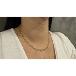 Corrente Cartier em Ouro 18k 750 com elos ovais 45cm