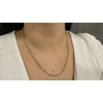 Corrente Corda Feminina de Ouro 18K 45cm 9.1g