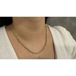 Corrente Corda Feminina em Ouro Três Cores 4,0mm
