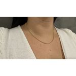 Corrente de ouro 18k Elo Português com 2,4mm