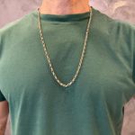 Corrente de Ouro 18K Elos Ocos Cartier 8.6g 3.8mm