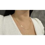 Corrente de Ouro 18K Malha Esteira 45cm