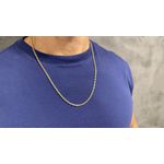 Corrente de Ouro 18k Masculina de 3,2mm 60 e 70cm