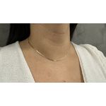 Corrente de ouro 18k Piastrine Especial com 40cm