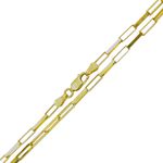 Corrente de Ouro 18k Tijolinho Maciça 10.5g 2.3mm