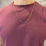 Corrente de Ouro 18k Tijolinho Maciça 10.5g 2.3mm