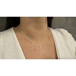 Corrente de Ouro Branco Modelo Veneziana 1.0g 0,5mm