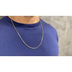 Corrente de Ouro Cartier Masculina 2.6 mm Oca 70cm