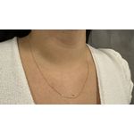 Corrente de Ouro Elos Português Fina com 1.0mm 1.3g