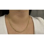 Corrente de Ouro Feminina Grossa Modelo Corda 4.2mm
