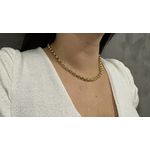 Corrente Elo Português Grossa em Ouro 18K 50cm